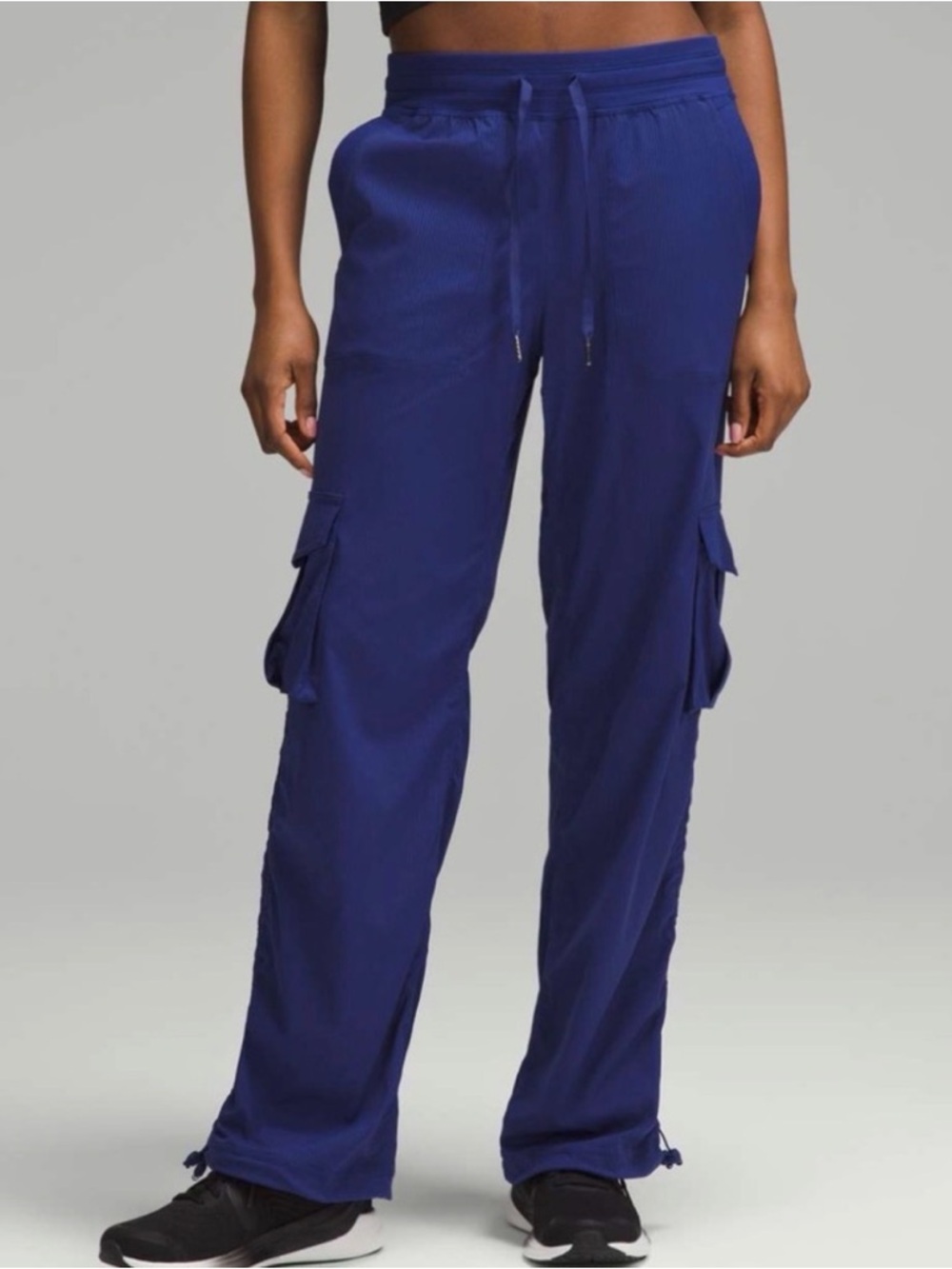 Lululemon Dance Studio Relaxed-Fit Mid-Rise Cargo Pant Larkspur SZ M - Picture 2 of 8